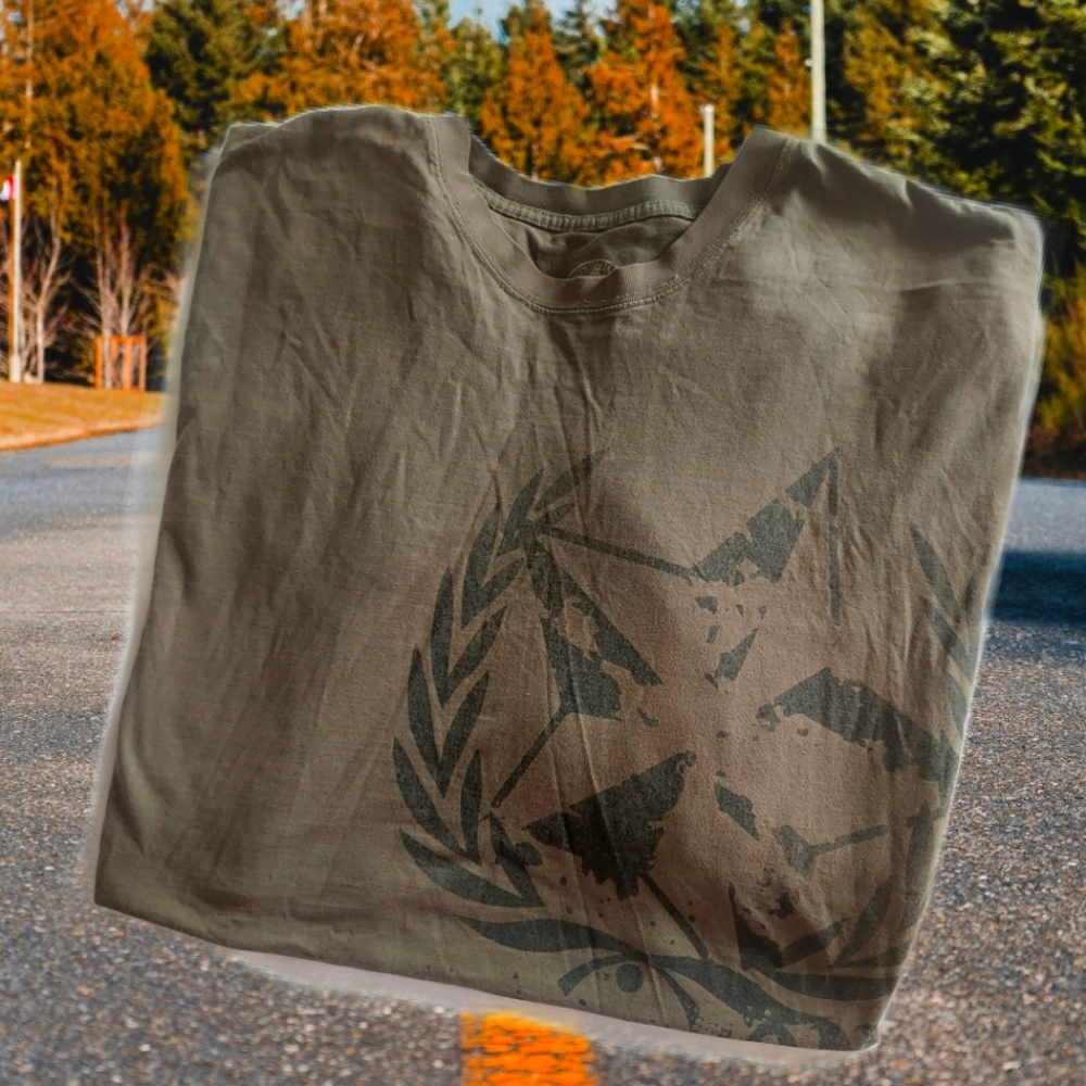 Men Big&Tall 6X Army Green Tee
